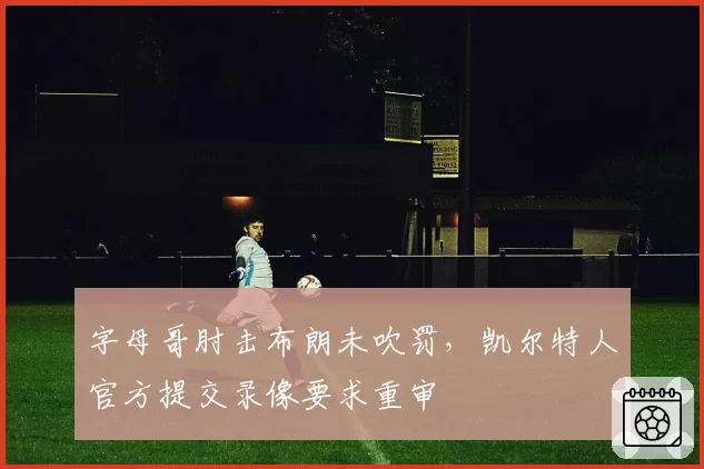 字母哥肘击布朗未吹罚,凯尔特人官方提交录像要求重审